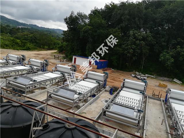 马来西亚砂洗工程带式压滤脱水机