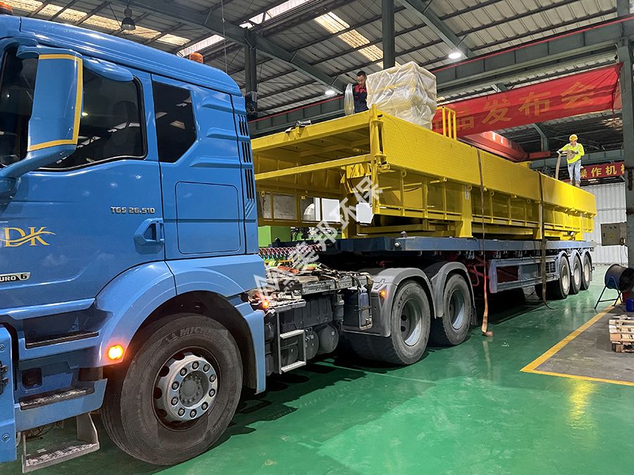 智能车载式污水处理系统装车发货