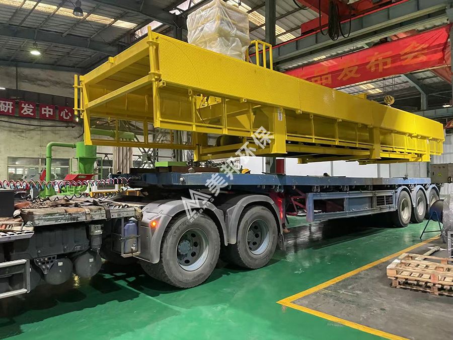 智能车载式污水处理系统装车发货